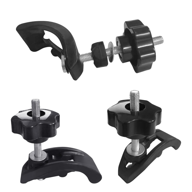[Australia - AusPower] - 2 pcs T-Track hold down clamp 3-1/2” L x 1-1/4” W fits for routers, drill presses, CNC, table saws, jigs, panels, vertical mills and moremany woodworking or metalworking applications 