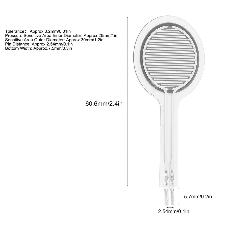 Force Sensitive Resistor Thin Film Pressure Sensor 0-50KG Flexible Sensitive Waterproof Force Sensing Resistor