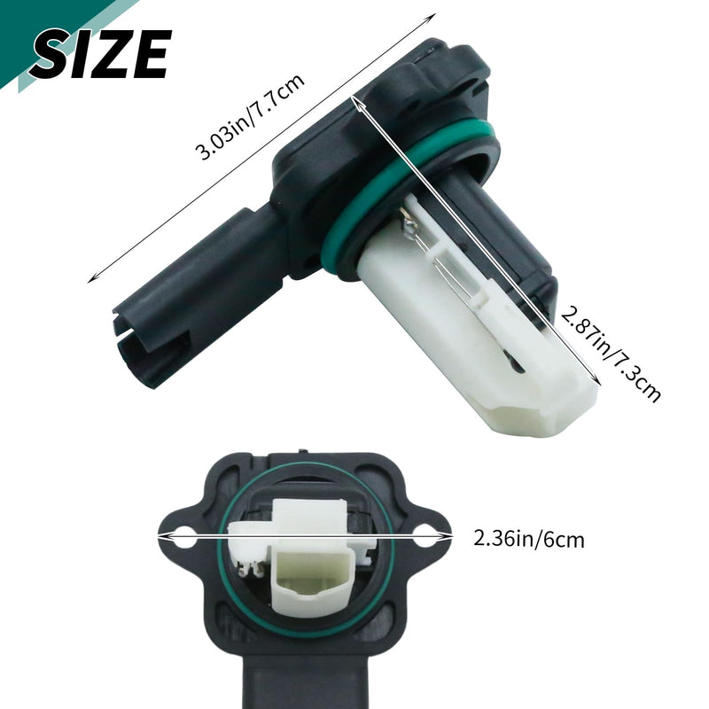 Hoypeyfiy 5WK97502Z Air Flow Sensor Replacement for BMW 525i 530i 323i 325i 325xi 330i 330xi 525xi 530xi Z4 535i 2004-2013, Replaces 5WK97502 13627520519 MA329