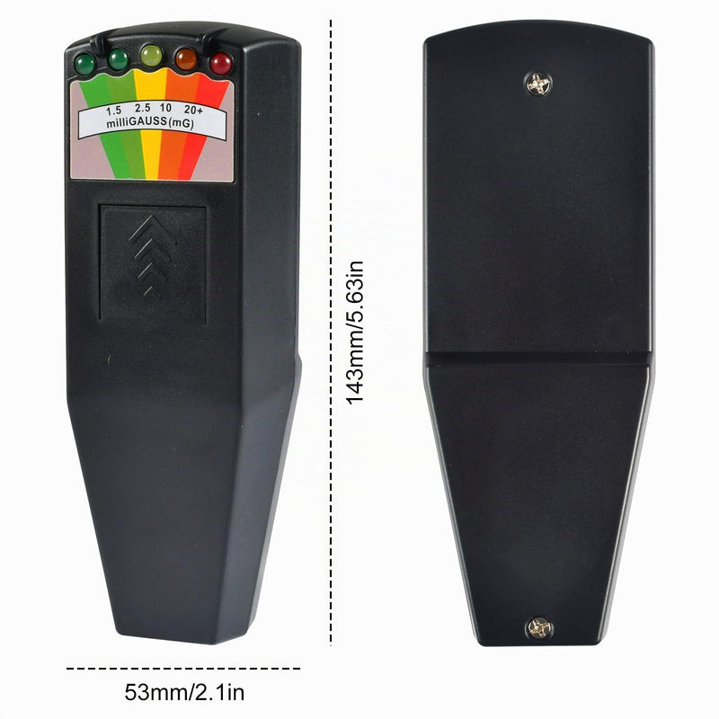 K2 Emf Meter Handheld Anti Radiation Tester 5 LED Ghost Hunting Detector, K2 EMF Meter Paranormal Equipment Tester 50Hz - 20,000Hz