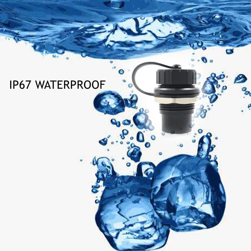 PENGLIN 5PCS USB3.0 Waterproof Connector,Industrial Panel Mount Bulkhead,Female to Female Feed Thru Data Transfer Coupler Round type USB3.0(5PCS)