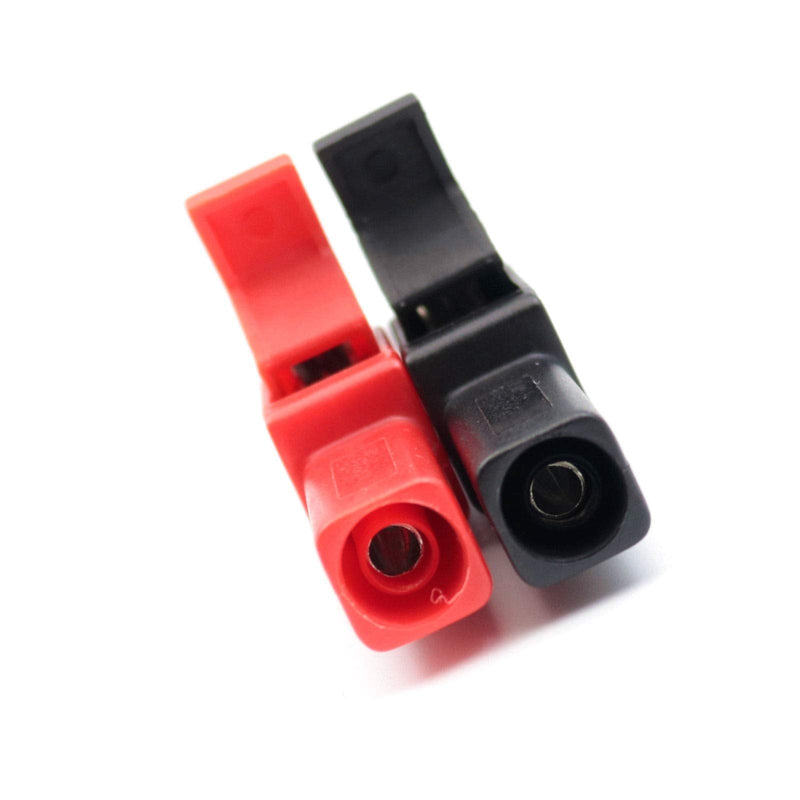 [Australia - AusPower] - 5sets AC262 Testing Probe Insulated Alligator Crocodile Clip Clamps 4mm Banana Plug Socket 5pcs Red and Black 5 