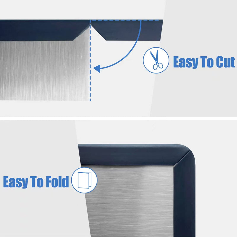 [Australia - AusPower] - Rubber Edge Trim, Self-Adhesive Rubber Edge Trim, Edge Protector for Sheet Metal, EPDM Material, Fit 1/16"(1.6mm), Length 10Ft, Black Color, U Channel Edge Trim Fit 1/16"- L10‘ 
