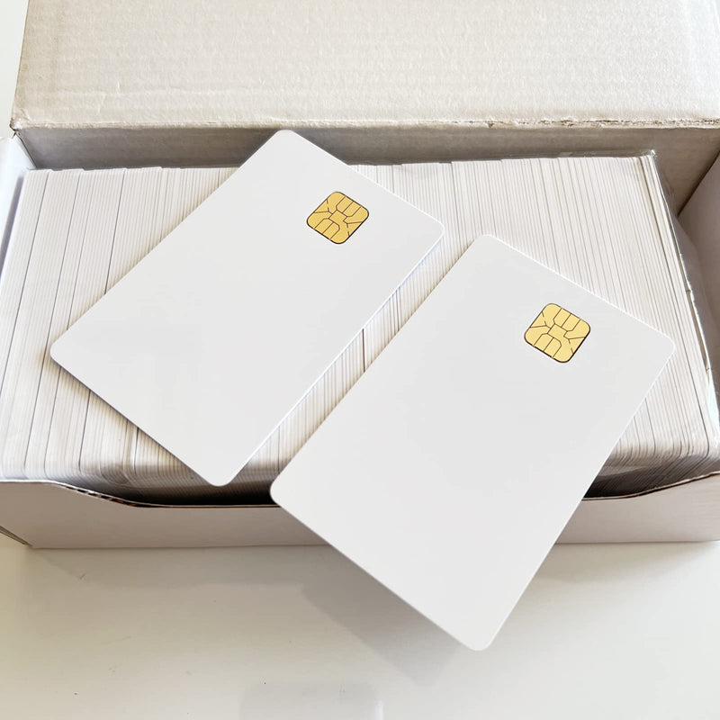 [Australia - AusPower] - AT24C64 Chip Smart IC Card with 64K EEPROM Memory ISO 7816 Programmable White Blank PVC Card 10pcs by XCRFID 