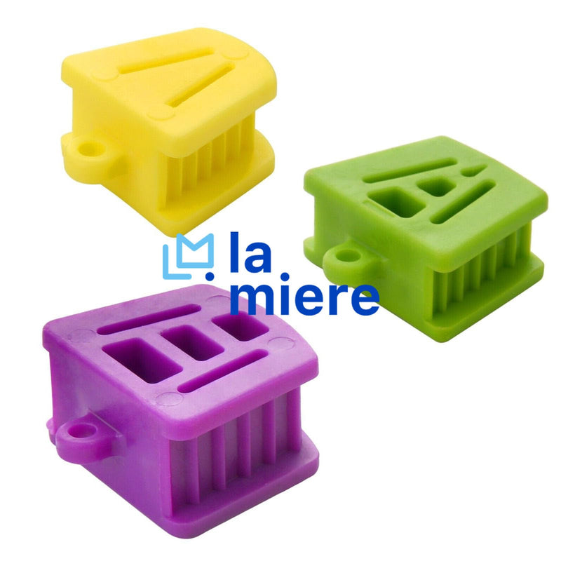 [Australia - AusPower] - 6P Dental Silicone Mouth Props for Adults and Kids, 2 of Each Large, Medium, and Small Mouth Prop Bite Block Set 