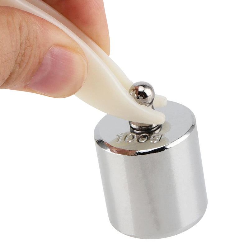 Set of 7 Stainless Steel Calibration Weights 500 g, 1 x 200 g, 2 x 100 g, 1 x 50 g, 2 x 20 g, 1 x 10 g Calibration Weight Set, with Calibration Weight, Tweezers for Digital Scales, Laboratories, Hobby