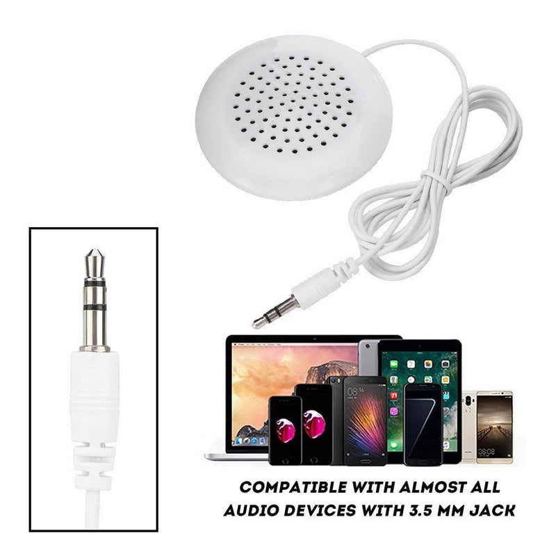 [Australia - AusPower] - 3.5mm White Mini Stereo Sound Music Speaker for iPod & Touch & MP3 & MP4 & CD Player & GB 