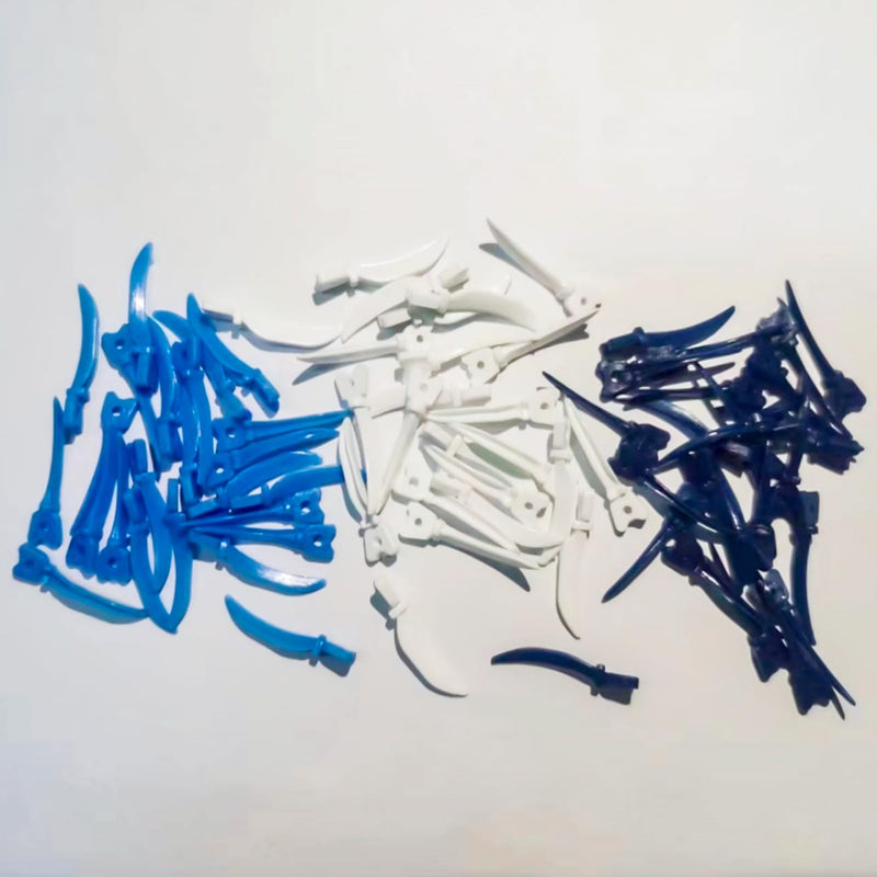 [Australia - AusPower] - 40Pcs/Box Dental Sectional Matrix System Refill Wedge, Dental Tulwar Wedges, L/M/S Plastic Wedges, Dental Wedge for Sectional Matrix System. (M) M 