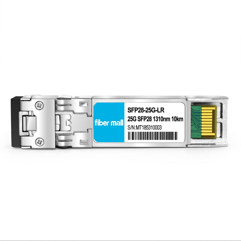[Australia - AusPower] - 25G SFP28 LR for Brocade 25G-SFP28-LR, 25GBASE-LR SFP28 1310nm 10km DOM LC SMF Optical Transceiver Module 25GBASE-LR: 10km 