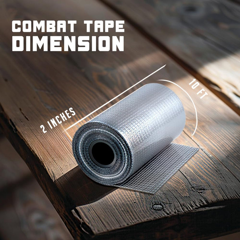 EVERLIT Survival Combat Tape 2 Inch by 10 Ft for Outdoor Field Camping Hunting Adventures EMT Medic First Aid Trauma First Responders (10 Pack) 10 Pack