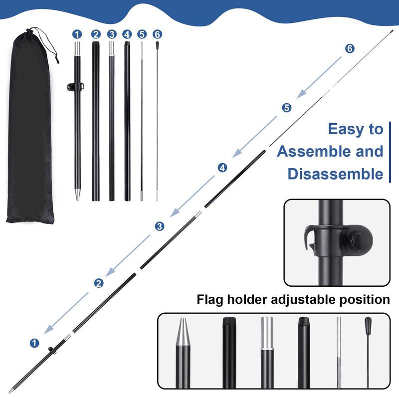 Hahafelt 2 Sets Parking Feather Flag with Pole 7 ft Parking Sign Banner Swooper Flag with Ground Stake and Portable Bag for Business Outside Event (Blue) Blue