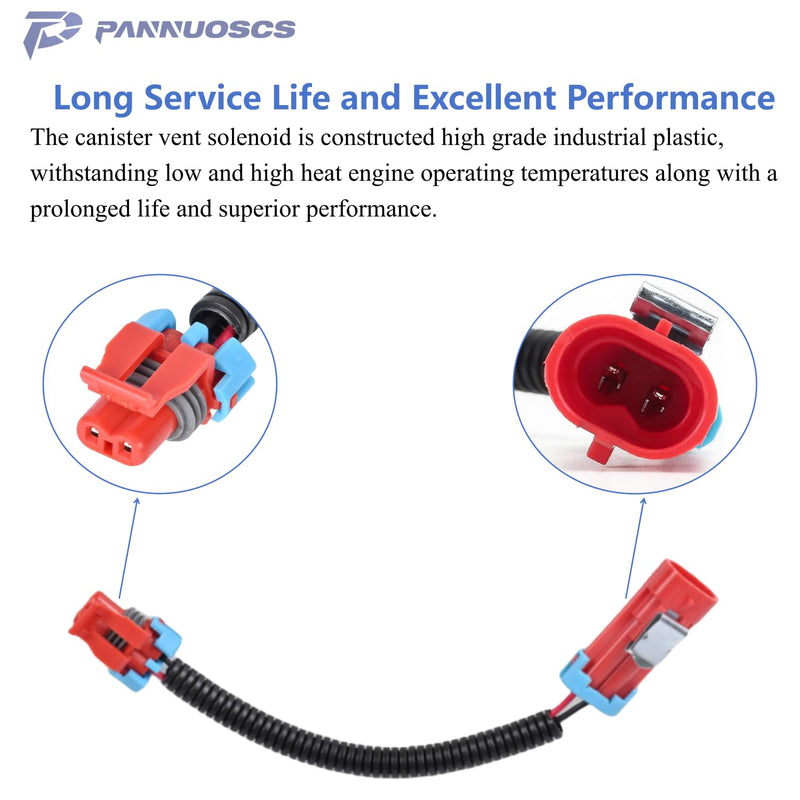 PANNUOSCS Evap Canister Vent Solenoid P0449 Compatible with 2004-2010 Chevy Silverado GMC Sierra 1500 2500 3500 HD Classic Purge Valve 911-237 10357992 19207763 CVS34
