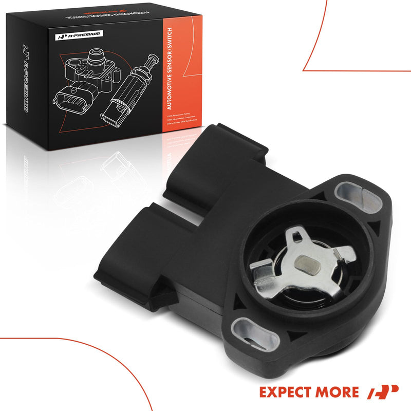 A-Premium TPS Throttle Position Sensor Compatible with Infiniti QX4 1997-2000 & Nissan Frontier 1999-2004 Pathfinder 1996-2000 Xterra 2000-2004, V6 3.3L SOHC, Replace# 22620-4P202, 226204P21A