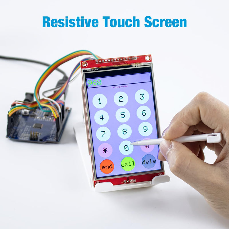 [Australia - AusPower] - 4.0 Inches 480x320 TFT Touch Screen LCD Display Module SPI ST7796S Driver for Arduino R3/Mega2560 4.0" SPI 