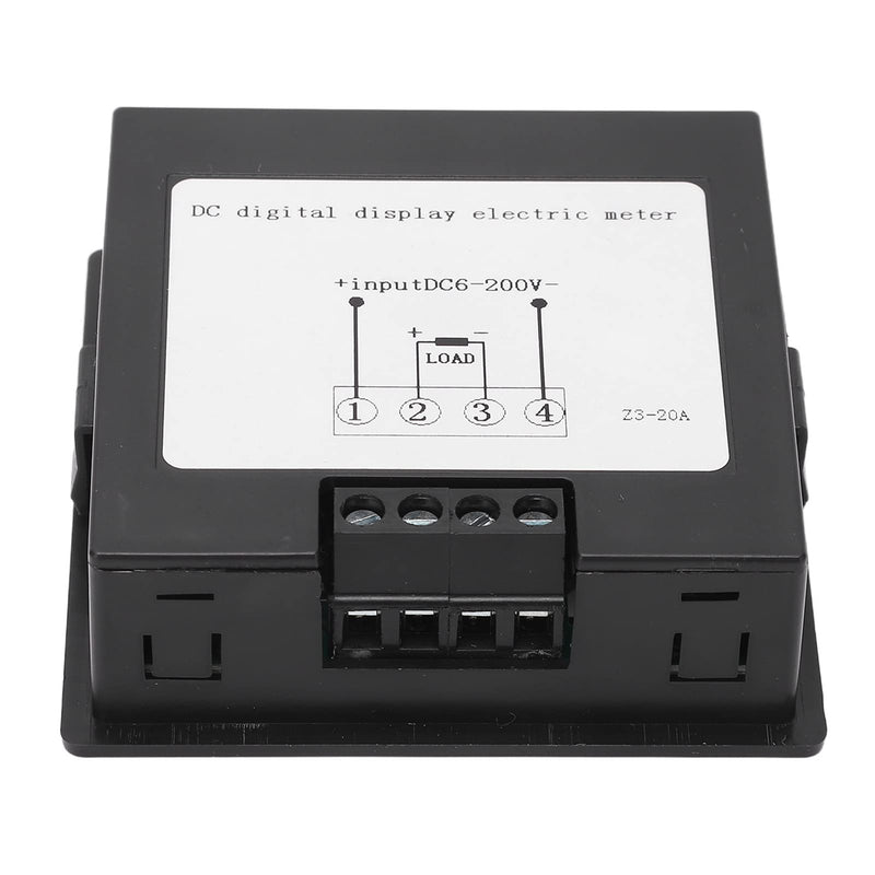 [Australia - AusPower] - Multimeter Ammeter Voltmeter DC 6‑200V Volt Monitor with Alarm Function Digital Voltmeter LCD Display Digital Current Voltage Power Energy Meter Battery Monitor 