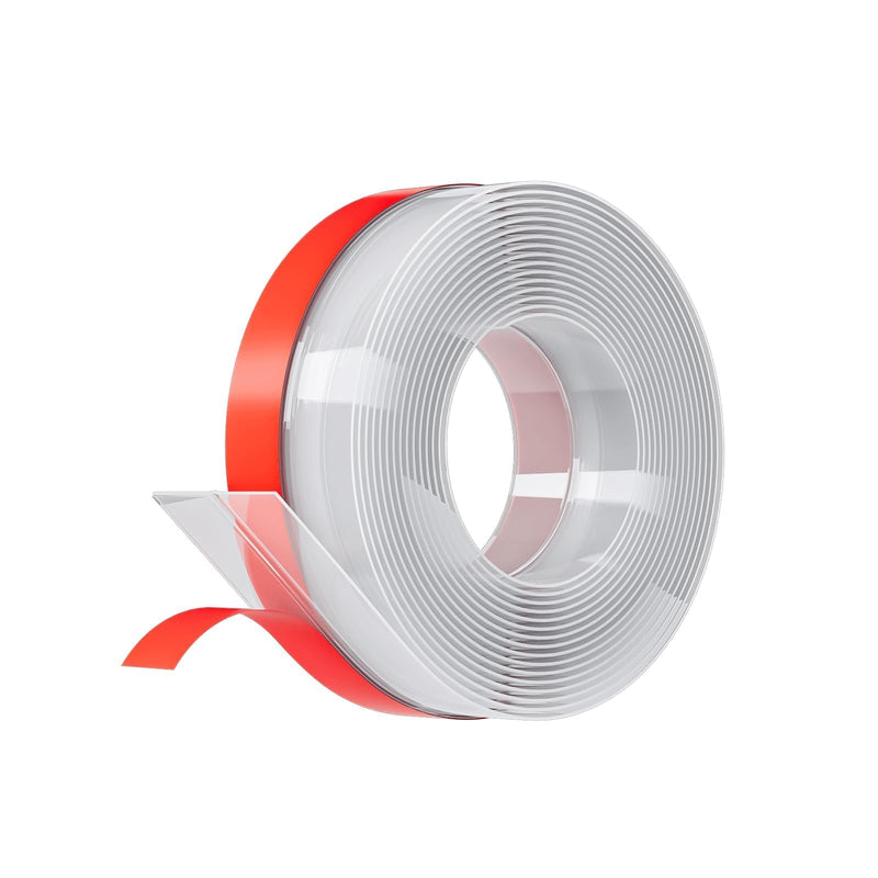10FT Weather Stripping Door Seal - 2" Silicone Door Draft Seal Tape for Gaps Under Door Weatherstripping Sweep Stopper for Bottom of Shower Door/Sliding Glass Door 10FT (2" W x 0.04 "T) Clear