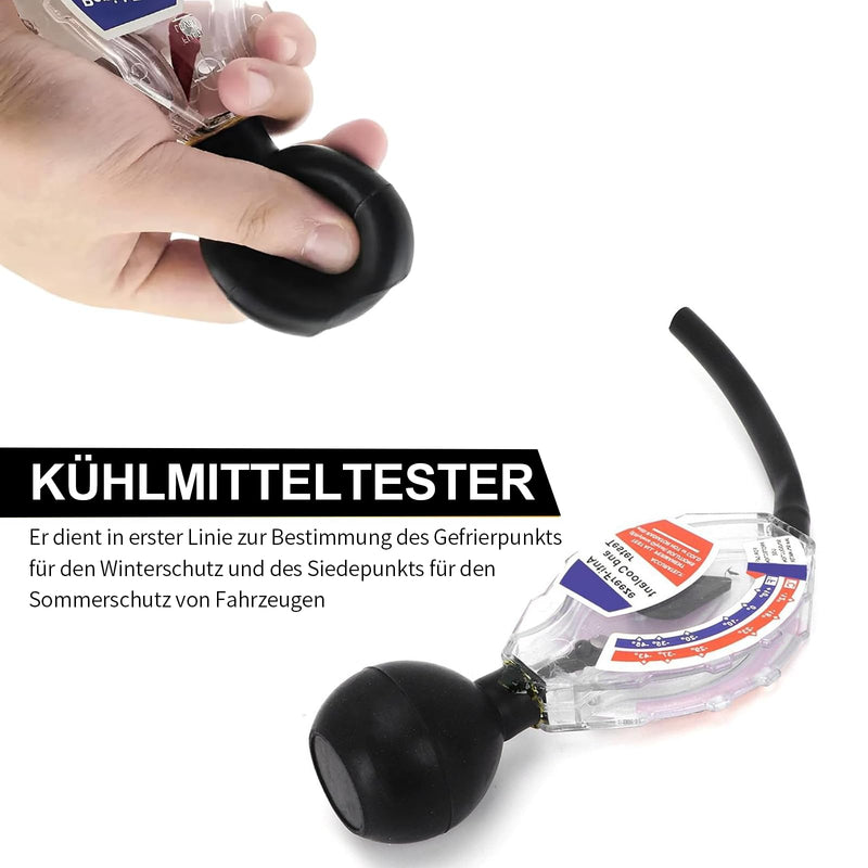 Antifreeze Tester, Coolant Tester, Quality Dial Type, Quick Test, Frost Protection, Densitometer, Coolant Tester, Accessories for Antifreeze Tester
