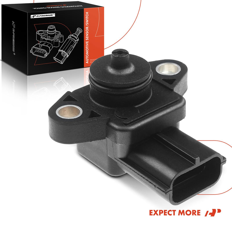 A-Premium Manifold Absolute Pressure Map Sensor Compatible with Chevrolet Tracker 2001-2004 Suzuki Aerio 2002-2007 Grand Vitara 2001-2007 XL-7 2002-2009