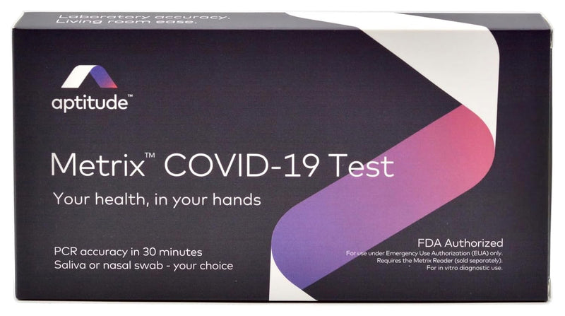 Metrix® COVID Test - works with Metrix® Reader - PCR-Accurate Molecular - FDA Authorized  Single Use Test Only, Separate Reusable Reader Required