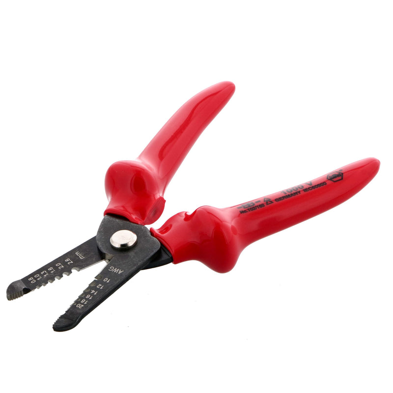 Wiha 10250 Insulated Stripping Pliers, 10–20 AWG, Multi, One Size