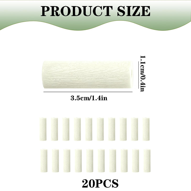 Pack of 20 Aligner Chewies, Orthodontic Chews Reusable | Invisible, colour: white, aid insert, material safe, portable, comfortable, soft, hygienic, cleanable