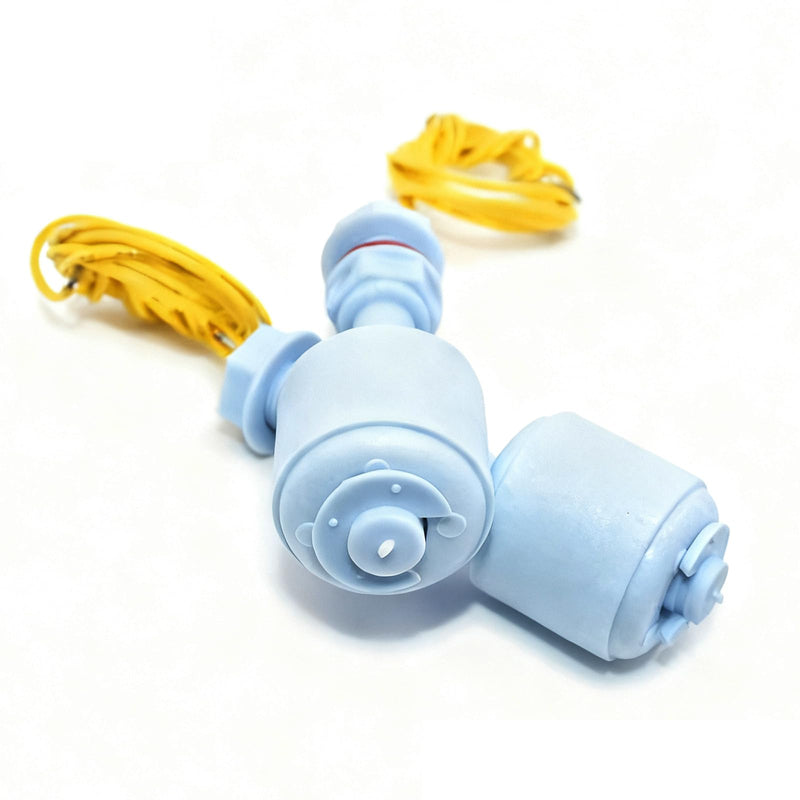 PP Float Switch Set of 4 - High Quality Float Switch with Level Sensors and Level Switch, Compact Liquid Sensor for Water Tank, Aquarium, Rain Barrel, Pump, Compatible with Swimming Water