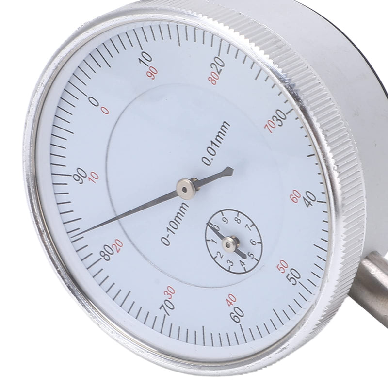 [Australia - AusPower] - Mechanical Dial Gauge Impact-Resistant Inner Core High-Precision Dial Gauge with Excellent Abrasion Resistance (0-10 mm) 