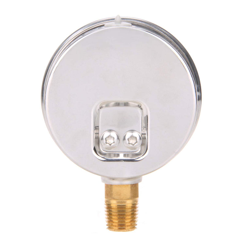 [Australia - AusPower] - MEASUREMAN Tridicator, Thermo-Manometer, 2-1/2", Silicone Oil Filled, 0-160psi/30-250 deg F, Stainless Steel Case, 1/4"NPT Lower Mount Pressure Gauge Lower Mount-Liquid Filled 