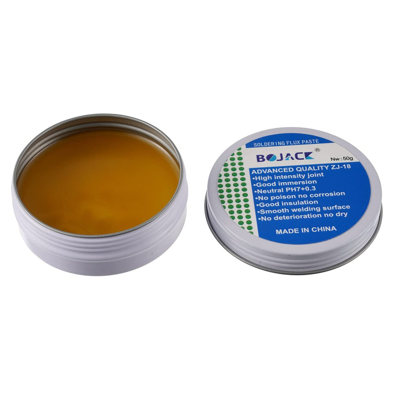 BOJACK 50 g Soldering Paste No-Clean Lead-Free Flux Environmentally Friendly Solder Tin Paste for Welding (Pack of 1) ein Stück