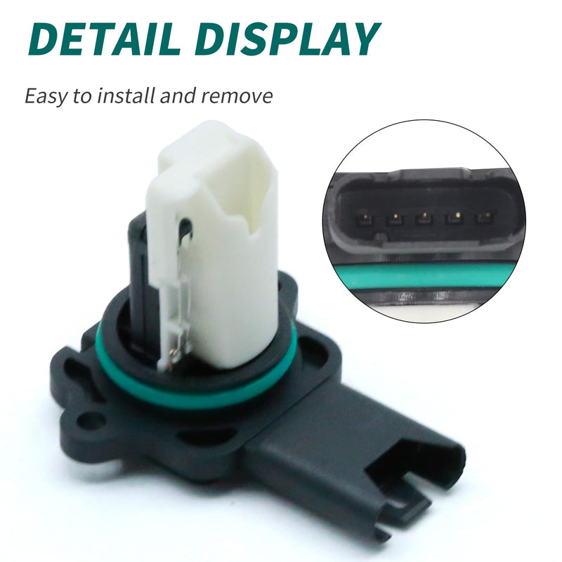 Hoypeyfiy 5WK97502Z Air Flow Sensor Replacement for BMW 525i 530i 323i 325i 325xi 330i 330xi 525xi 530xi Z4 535i 2004-2013, Replaces 5WK97502 13627520519 MA329