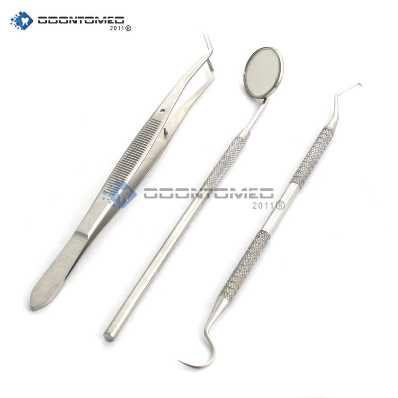 [Australia - AusPower] - OdontoMed2011® BASIC DENTAL INSTRUMENTS SET MIRROR EXPLORER C. PLIER 