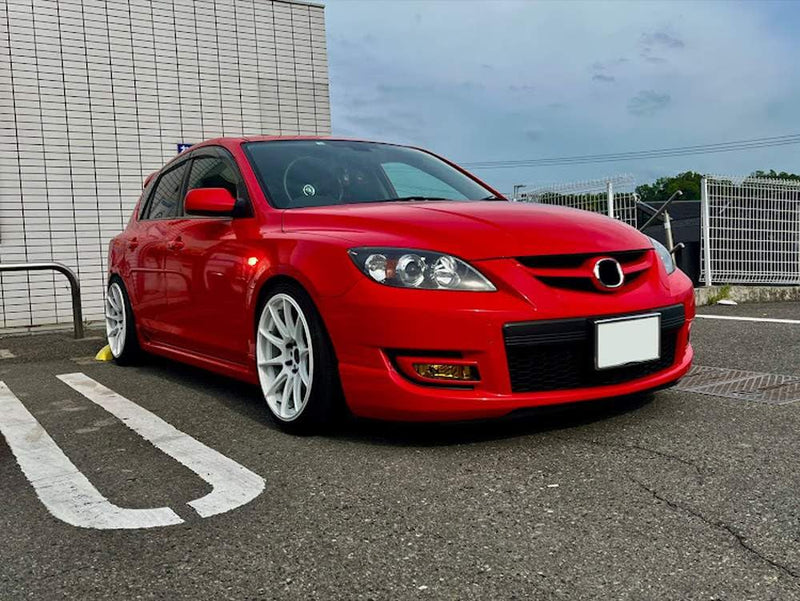 iJDMTOY Smoked Lens Dynamic Sequential Blink/Flow Amber Full LED Front Side Marker Light Kit Compatible With 2004-2011 Mazda3, 2006-2010 Mazda5, 2011-2013 Mazda2, Replace OEM Sidemarker Lamps