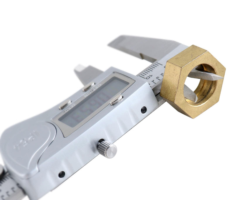 [Australia - AusPower] - Accusize Industrial Tools Digital Caliper, 0-6''/0-150 mm Range by 0.0005''/0.01 mm Resolution, Large LCD, Ip54 Water Resistant, 2015-0150 
