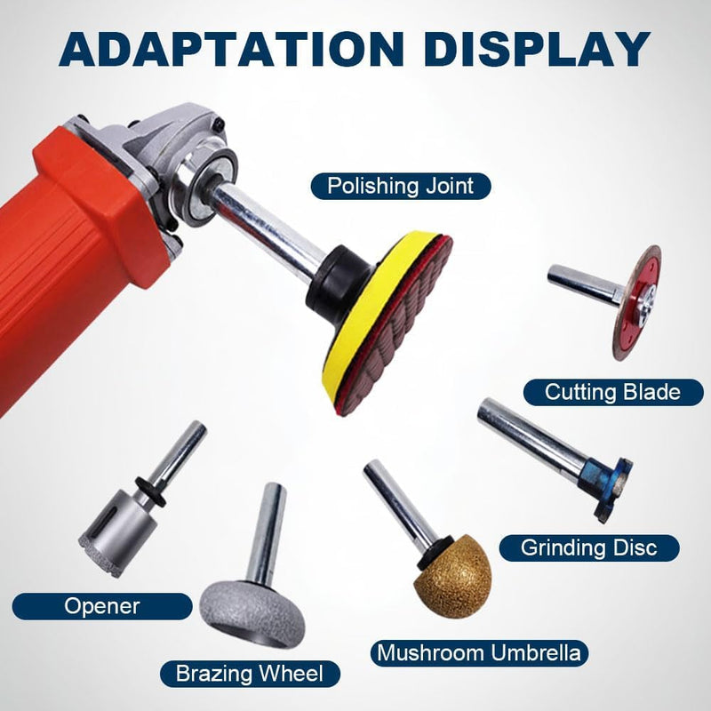 [Australia - AusPower] - Angle Grinder Extension Rod, Upgrade M10 Thread Polishing Machine Adapter Lever, Angle Grinder Extension Shaft for 100 Type Angle Grinder/Polisher (2 PCS) 2 Pcs 