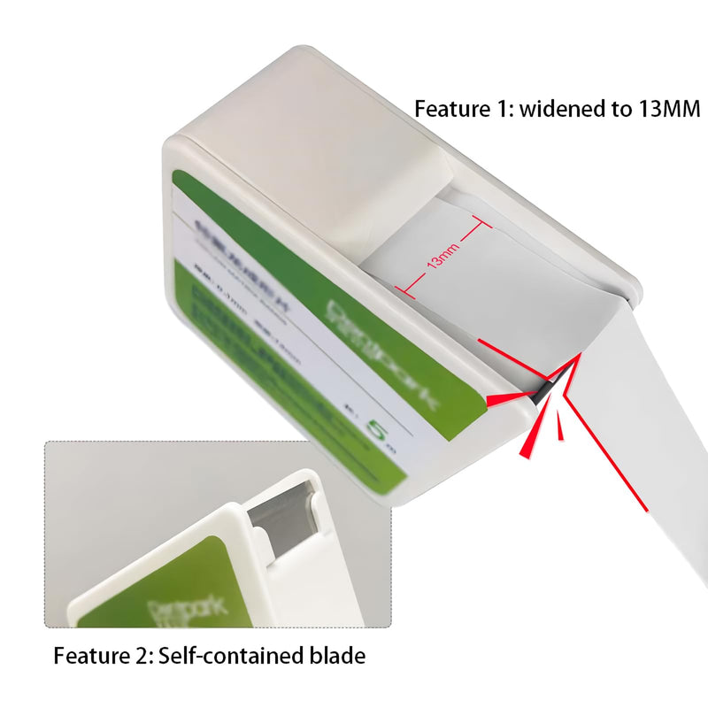 [Australia - AusPower] - Dental Teflon Matrix Bands White Roll Type Sectional Contoured Matrix Band for Plug Matrices Dentistry Oral Material 