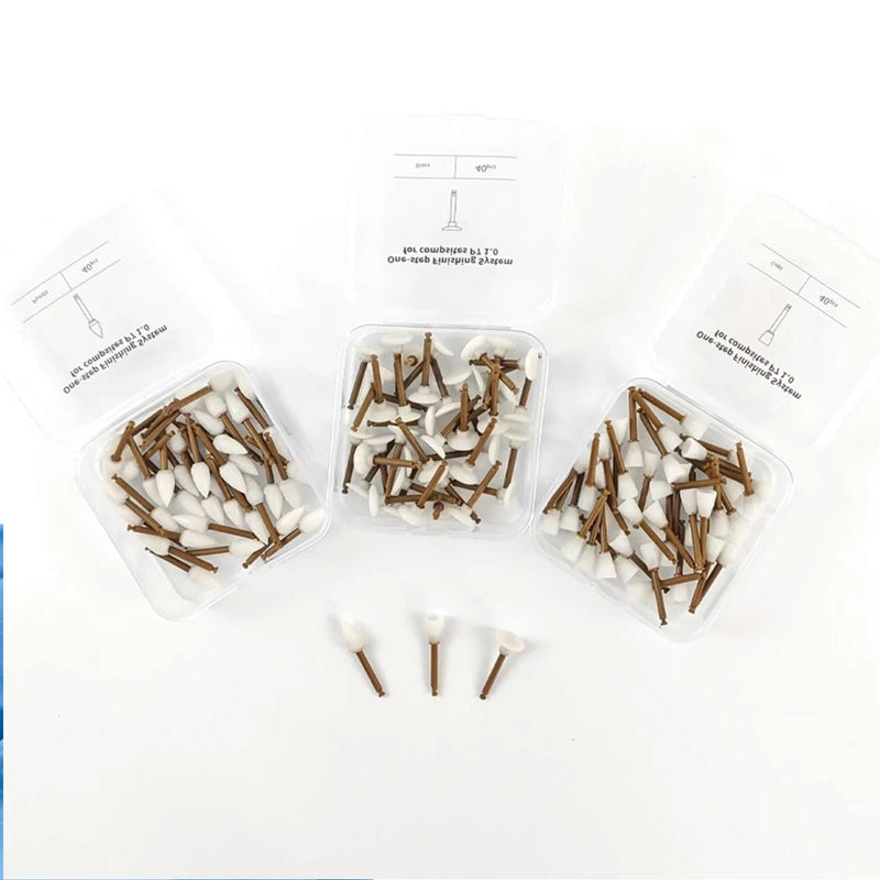 [Australia - AusPower] - 40pcs Dental Disposable Polishing Cups/Points/Discs, Dental Composite Polishing RA Shank for Teeth Sanding (Discs) Discs 