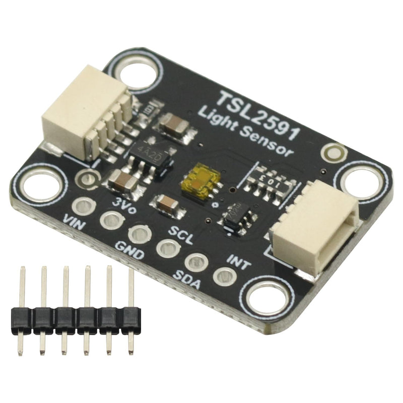 [Australia - AusPower] - DC3-5V TSL2591 Digital Optical Sensor Module I2C Interface Measures up to 88000 lx Low Power Consumption Suitable for Lighting LUX/Light Sensor 