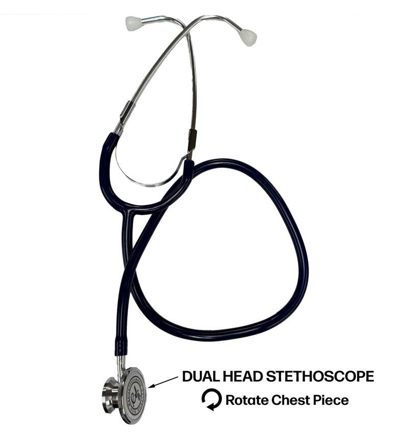 [Australia - AusPower] - EMI #311 Pediatric 3-Piece Combination Set – Includes Pediatric Aneroid Sphygmomanometer, Infant Aneroid Sphygmomanometer, and Basic Dual Head Stethoscope - Black 