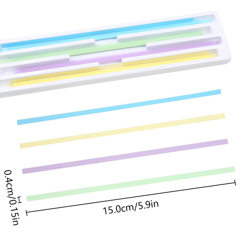 [Australia - AusPower] - Dental Polishing Strips Teeth Sanding Grinding Polisher Materials Oral Cleaning Tool Pack of 120Pcs 4 Colors 