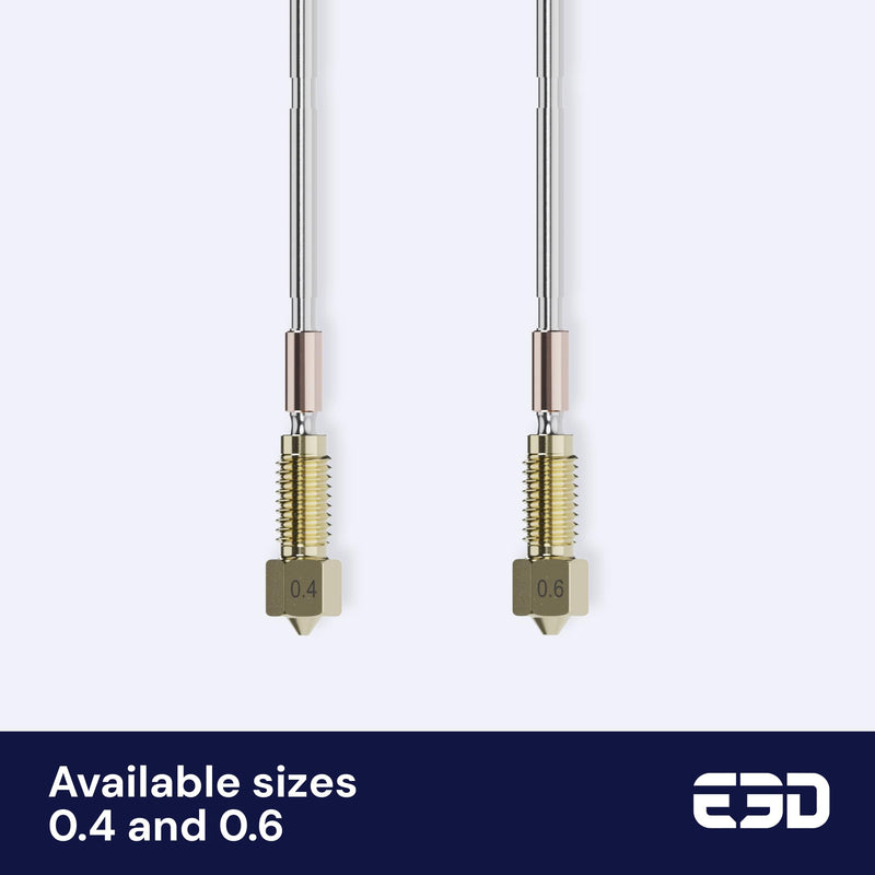 [Australia - AusPower] - Genuine E3D High Flow Prusa Nozzle for MK4/XL 3D Printer (Brass, 0.4mm) Brass 