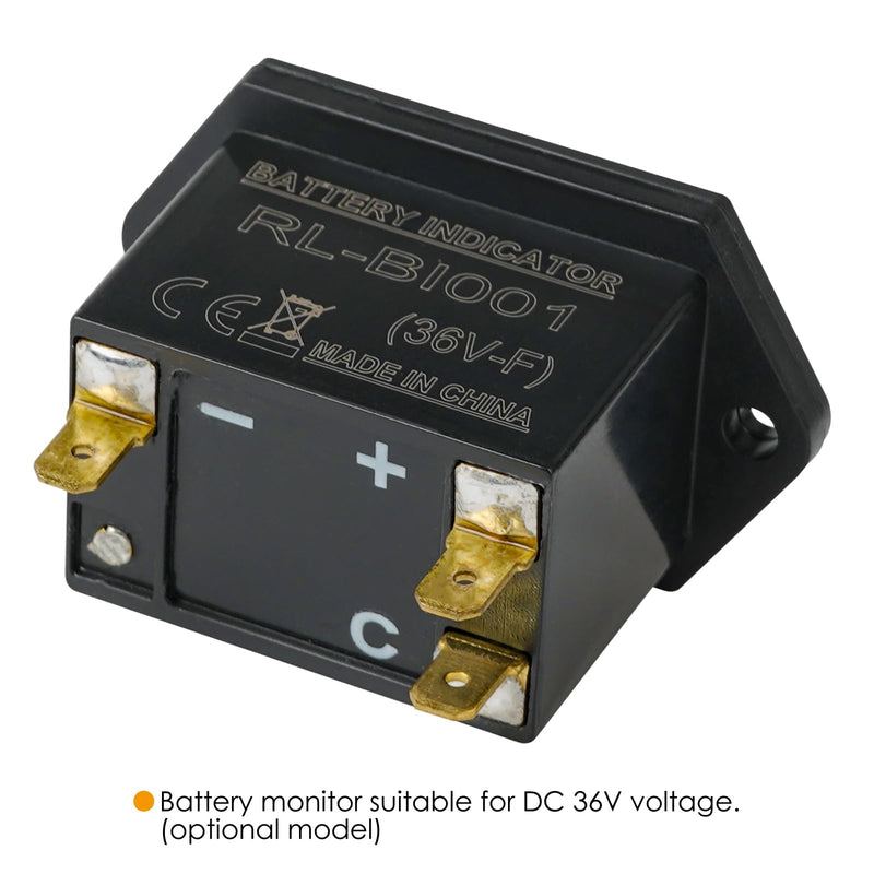 [Australia - AusPower] - Lead Acid Battery Indicator Meter Gauge/Waterproof Battery Capacity Meter,Universal LCD Digital Battery Discharge Alert,Use for Golf Cart,Fork Lifts,Star Car,EZGO,Yamaha Club Car (36V) 36V 