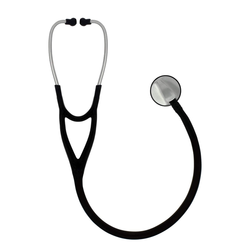 [Australia - AusPower] - EverOne Professional Style Cardiology Stethoscope, Black, 27 Inch 
