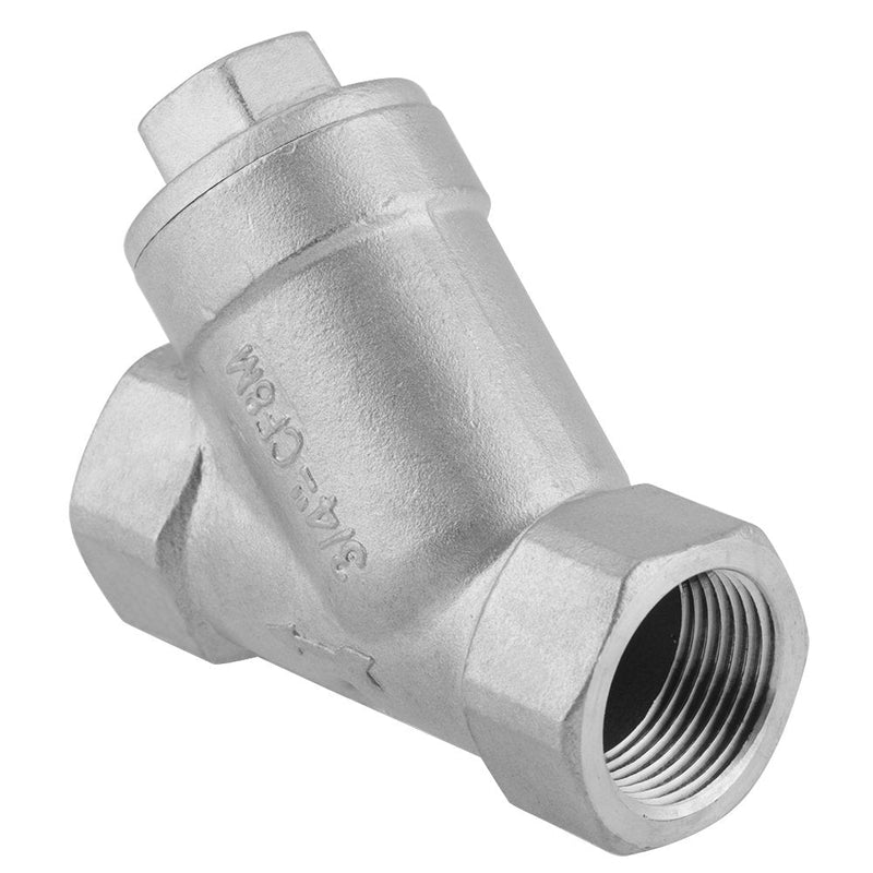 [Australia - AusPower] - Y-filter 3/4-inch filter screw DN20 PT filter shape Y-shape stainless steel with gas oil water hose 