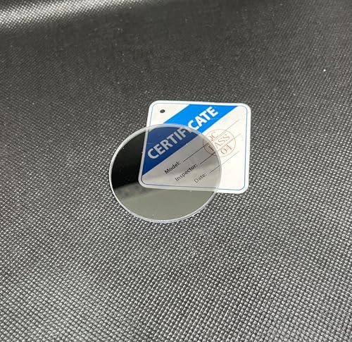 Optical Glass Plate Beam Splitter, BK-7 Glass, 2 Inch Diameter, 2mm Thick, 50:50 Transmission Reflection, for Scientific Instruments Diameter 50.8 mm