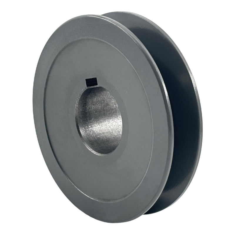 [Australia - AusPower] - AK30-1 Single Groove Fixed Bore V Belt Pulley,1 inch bore,3.05 inch Outside Dia,V-Belt Sheave Cast Iron for A AX 3L 4L V-Belts 