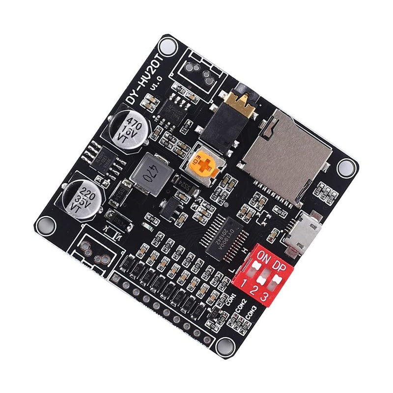 Voice Playback Module, DC 6V-35V Voice Module Digital Amplifier Module TF Card Accessories