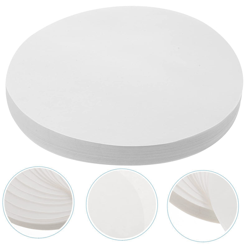 [Australia - AusPower] - Hemobllo Qualitative Filter Paper, 18cm Round Lab Filter Paper Medium Flow Chemical Analysis Testing Funnel Filter Paper (100 PCS) 