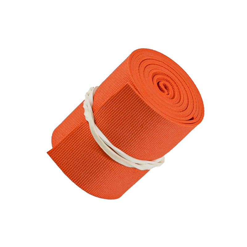[Australia - AusPower] - Disposable Tourniquet [Pack of 25] Orange 1" x 18 Inch Long Rolled and Banded Single-Use Elastic Latex-Free First Aid Tourniquets (25) 