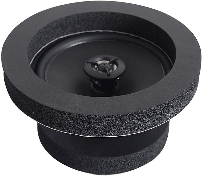 [Australia - AusPower] - RDBS 6" 6.5" 6.75" Car Speaker Foam Rings Universal Self Adhesive Speaker Fast Rings Sponge Bass Blocker Kit Waterproof High Rebound EVA Foam Speaker Enhancer Baffle（4PCS ） Three ring 