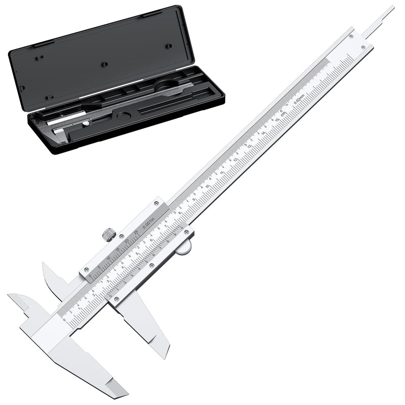 [Australia - AusPower] - HDLNKAK Dial Caliper 0.001” + Vernier Caliper 0.001 inch/0.02mm High Precision Caliper, Measuring Caliper Tool 